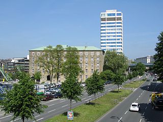 Die Bundesstraße 7 im Zentrum Elberfelds