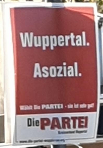 „Wuppertal asozial“
