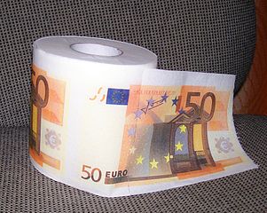 50-Euro-Toilettenpapier
